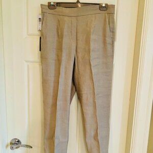 Aritzia Babaton Cohen pant sz 10 BNWT Linen blend in colour Trace